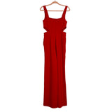 Express Red Sides Cutout Jumpsuit NWT- Size S