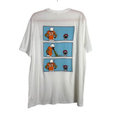 All Made White 52-49 JJ Crawford T-Shirt - Size ~L (No Size Tag, Fits Like A Large)