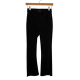 DL1961 Black Raw Hem High Rise Instasculpt Crop Bridget Boot Jeans- Size 25 (see notes, Inseam 25.5”)