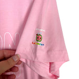Bella + Canvas Pink Moonbug Cocomelon & Coffee Tee- Size L