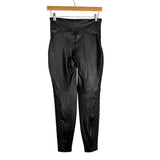 Spanx Classic Black Moto Leggings - Size M (Inseam 25")
