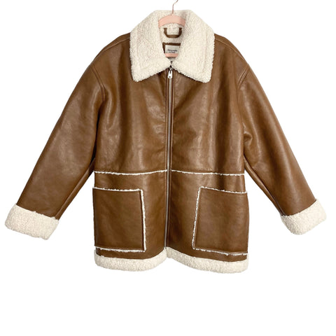 Abercrombie & Fitch Vegan Leather Jacket NWT- Size XL
