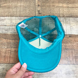 Nissun Teal Bloom Baseball Cap