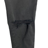 DL1961 Black Ripped Knee Raw Hem Margaux Instasculpt Ankle Skinny Jeans- Size 26 (Inseam 28”)