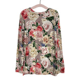 Posh Peanut Pink/Cream Floral Print Two Piece Pajamas- Size 6T (sold as a set, we have matching toddler pj set)