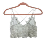 Free People One White Lace Bralette- Size ~S (no size tag, fits like a small)