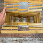 No Brand Half Moon Wooden Handbag (see notes)