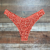 SHEIN Brick Animal Print Swimsuit Set With Sarong - Size S (See Notes)