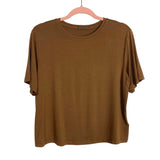 Nuuds Brown Tee and Drawstring Pants Set- Size S (sold as a set)