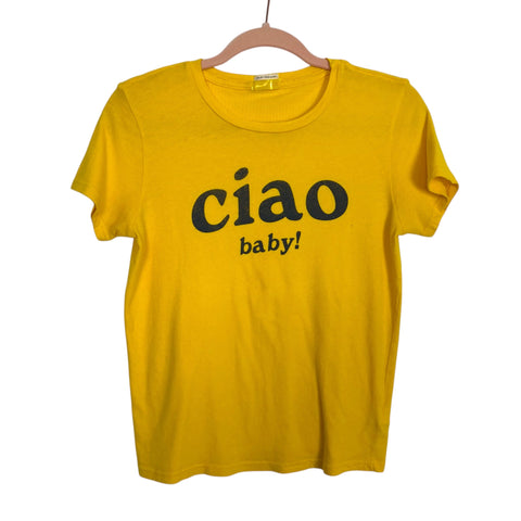 Mother Yellow Ciao Baby Top - Size XS (See Notes)