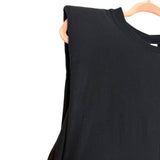 ZARA Black Shoulder Padded Tank Top NWT- Size M