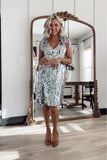 AURA Silver Sequins Shoulder Tie Dress- Size S (sold out online)