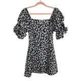 Shop Neighbor Black Floral Print Dress - Size S