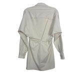 ZARA Cream Button Up Dress NWT- Size S (see notes)