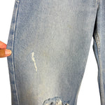 Zara Distressed Light Wash Jeans  - Size USA 4 (Inseam 29" - See Notes)