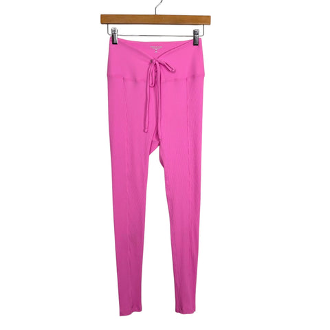 Year Of Ours Pink Ribbed Leggings- Size M (Inseam 24")