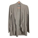 Barefoot Dreams Cozy Chic Lite Grey Cardigan - Size M