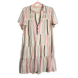 By Anthropologie Striped Dress- Size L (see notes)
