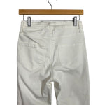 Mudpie White Raw Hem Jeans - Size S (Inseam 24")