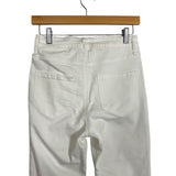 Mudpie White Raw Hem Jeans - Size S (Inseam 24")