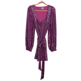Show Me Your Mumu Magenta Sequin Belted Dress - Size XL (Sold Out Online!)