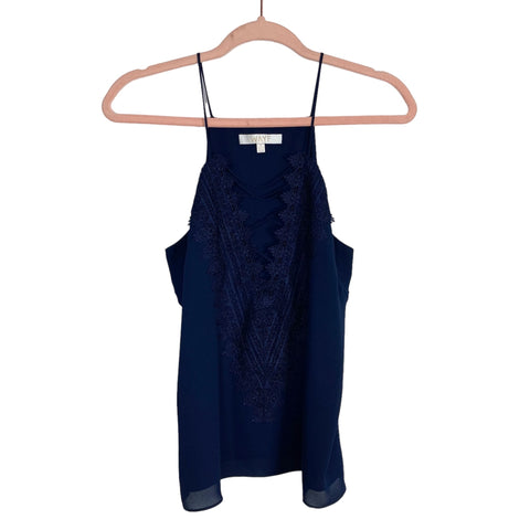 WAYF Navy Lace Up Cami- Size S