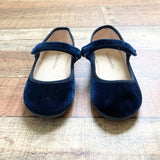 Childrenchic Navy Blue Velvet Mary Janes- Size 27/US 10C
