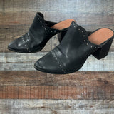 Report Black Studded Mules- Size 7 (see notes)
