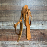 Pierre Dumas Brown Slip On Sandals- Size 9 (see notes)