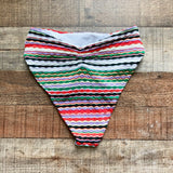 Montce Mer Stripe Paula Tie-Up Bikini Bottoms NWT- Size S