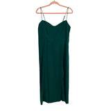 Abercrombie & Fitch Emerald Green with Sweetheart Neckline and Side Slit Dress NWT-Size L (sold out online)