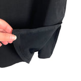 Anrabess Black Oversized Reversible Top Biker Short Set- Size S (sold as set)