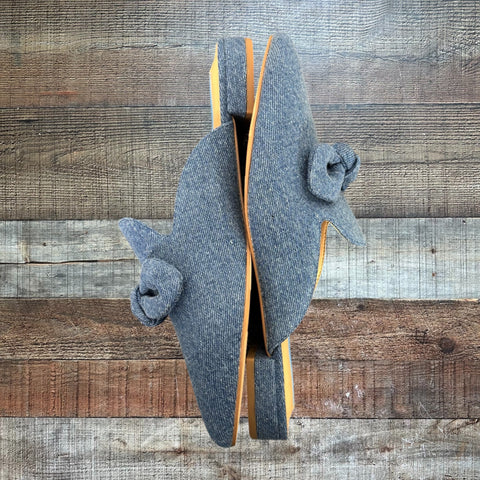Draper James Denim Mule - Size 8 (In Like New Condition)