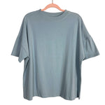 Wishlist Light Blue Perfect Crew Neck Tee NWT- Size M/L