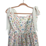 Lulus Floral Embroidered Lace Overlay Dress NWT- Size S