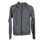 Lululemon Grey Zip Up Hooded Jacket - Size 4