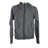 Lululemon Grey Zip Up Hooded Jacket - Size 4