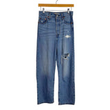 Levi's Premium Ribcage Straight Ankle Jeans - Size 26 (Inseam 25")