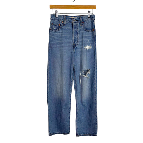 Levi's Premium Ribcage Straight Ankle Jeans - Size 26 (Inseam 25")