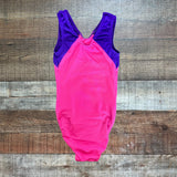 GK Stars Pink/Purple Princess Leotard- Size CS/5-6Y (see notes)