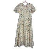 Ivy City Co. Cream Sophia Dress in Garden Flowers Floral Print Mommy and Me Dress NWT- Size 12 (we have matching mini dress)