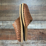 Sols Woven Leather Slide Sandals- Size 7