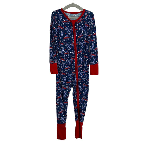 Dream Big Little Red Truck with American Flag Print Pajamas- Size 18-24M