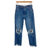 We the Free by Free People Medium Wash Distressed Jeans- Size 26 (Inseam 27”)