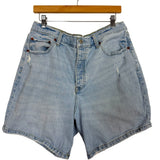 Abercrombie & Fitch The 7" Dad High Rise Denim Shorts- Size 33/16