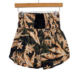 Free People Movement Olive Floral Shorts- Size M