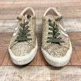 Vintage Havana Gold Glitter Sneakers- Size ~7.5 (see notes)