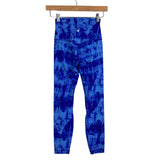 Lululemon Blue Tie Dye High Rise Leggings- Size 2 (Inseam 25”)