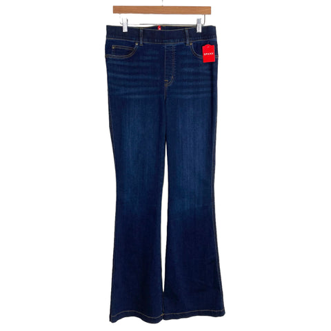 SPANX Midnight Shade Flare Jeans NWT- Size L (Inseam 33")