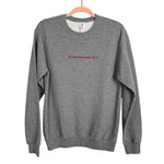 Jerzees Grey Chick-fil-a Crewneck Sweatshirt - Size S